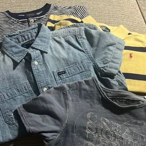 Ralph Lauren and guess size 7 shirts